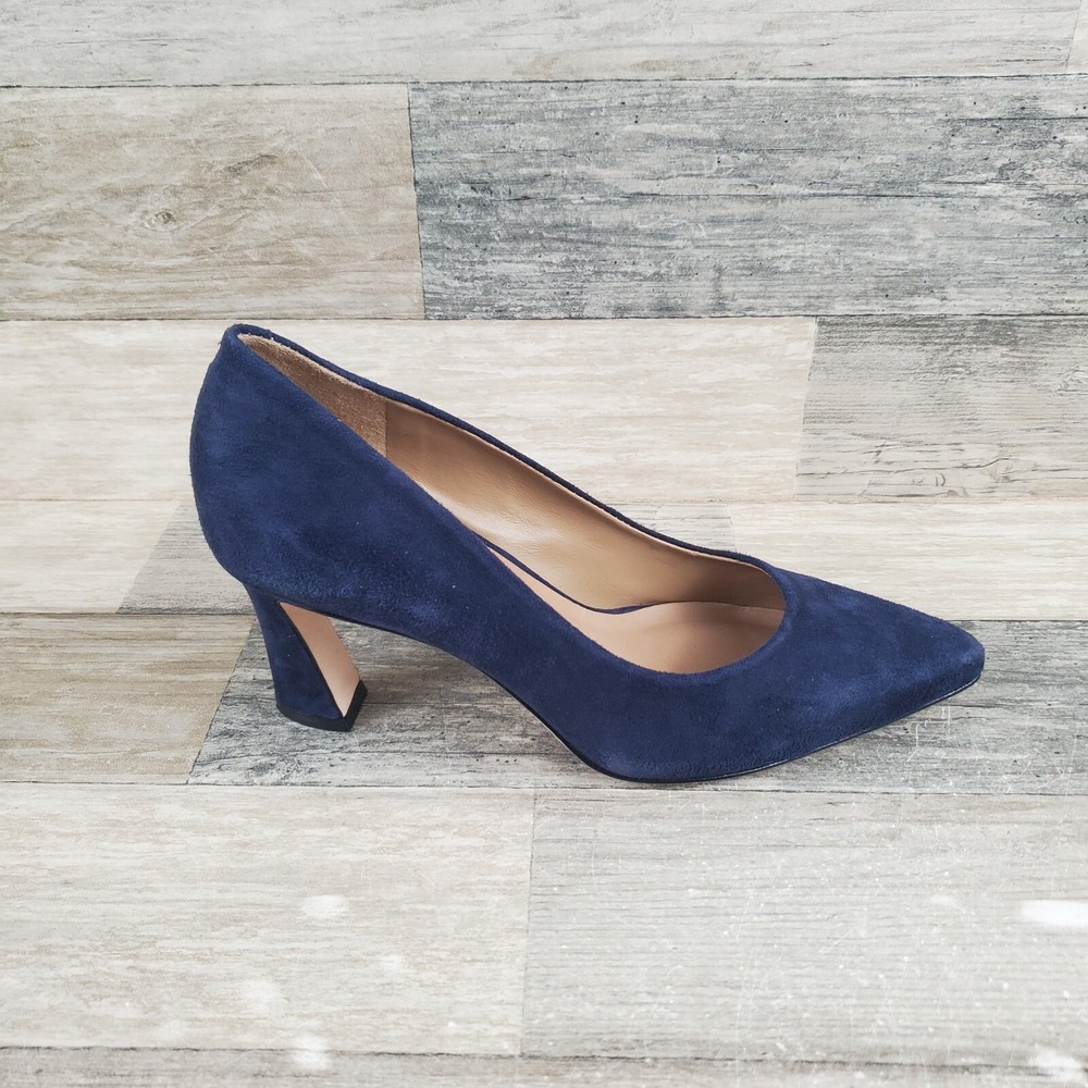 Bernardo Faryn Pointed Toe Suede Heel Pump Heels Womens Sz 6 Slip On Shoes